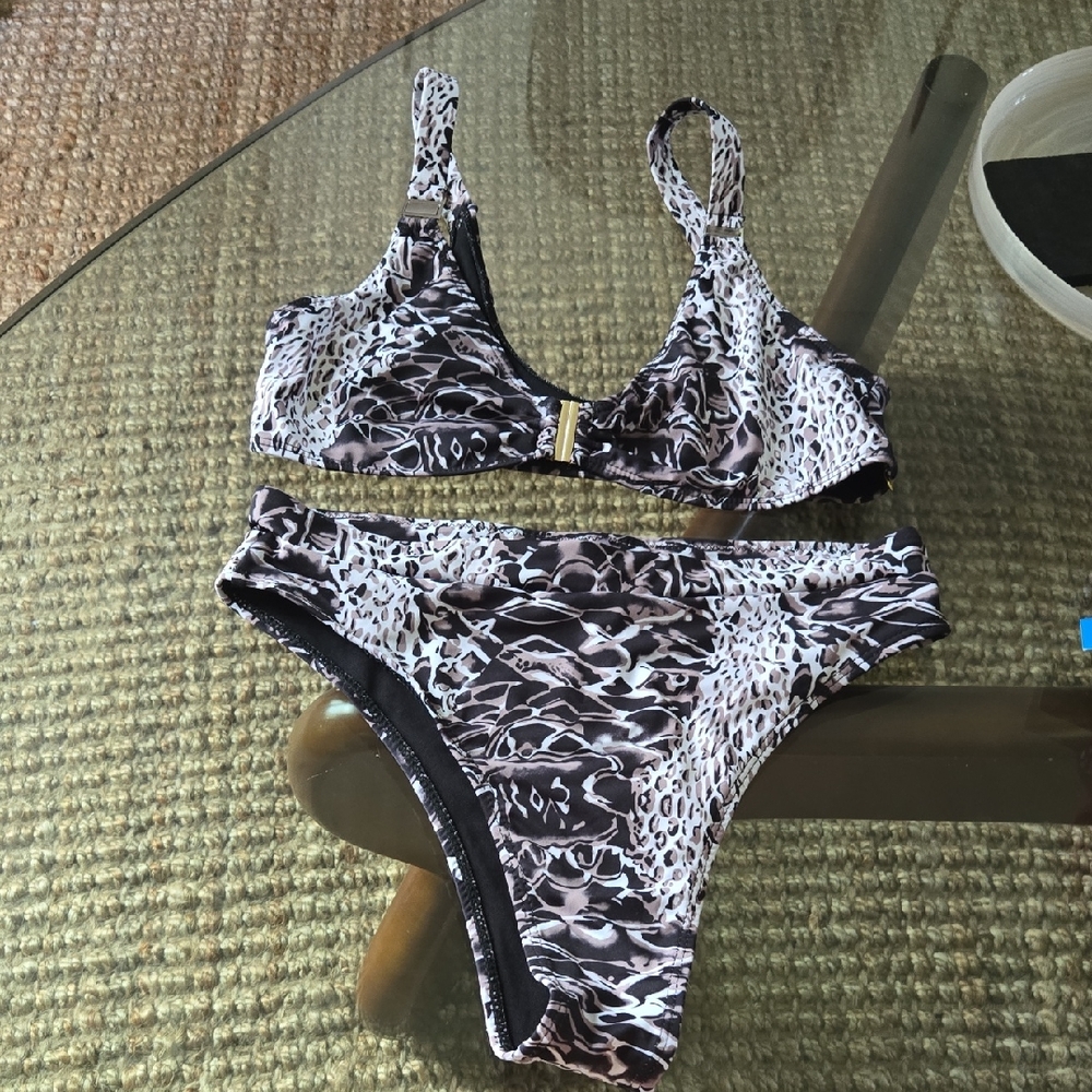 Leopard Print Bikini Set